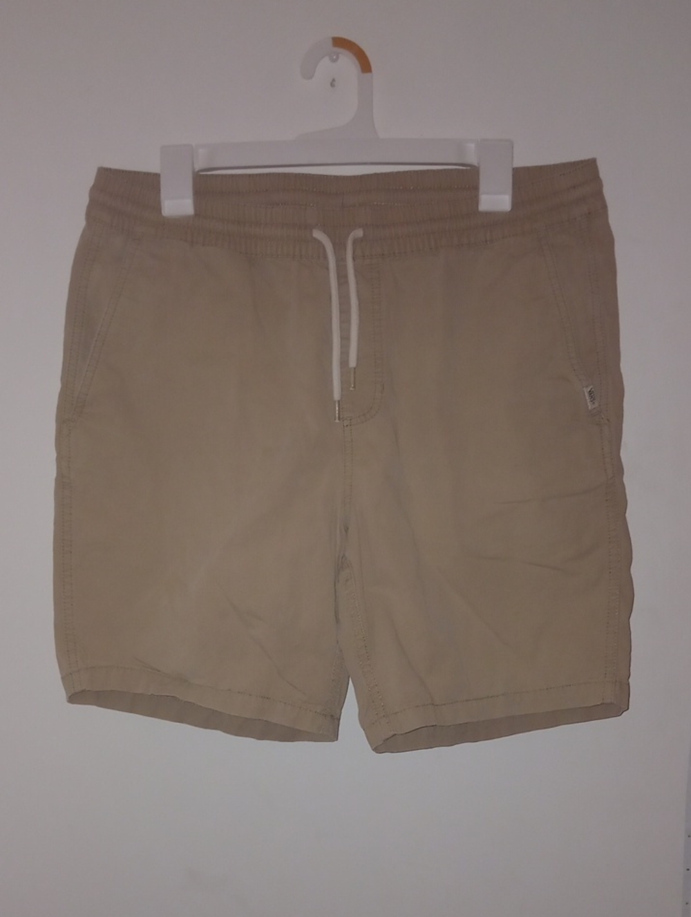 Vans Men's Khaki Drawstring Hybrid Shorts Size M